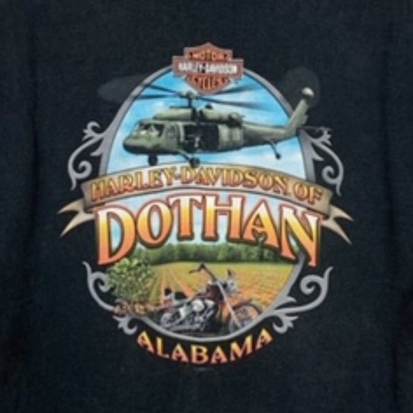 Harley Davidson Dothan Alabama Graphic T-Shirt - Picture 1 of 7